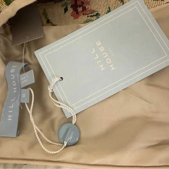 Hill House Beige Floral Mini Dress - Picture 6 of 7